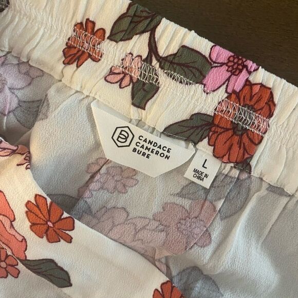 NWT Candace Cameron Bure Midi Skirt Floral Sz Large - Picture 4 of 5